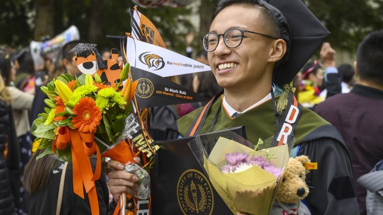 PharmD graduate at Commencement