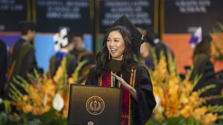 PharmD graduate at Commencement