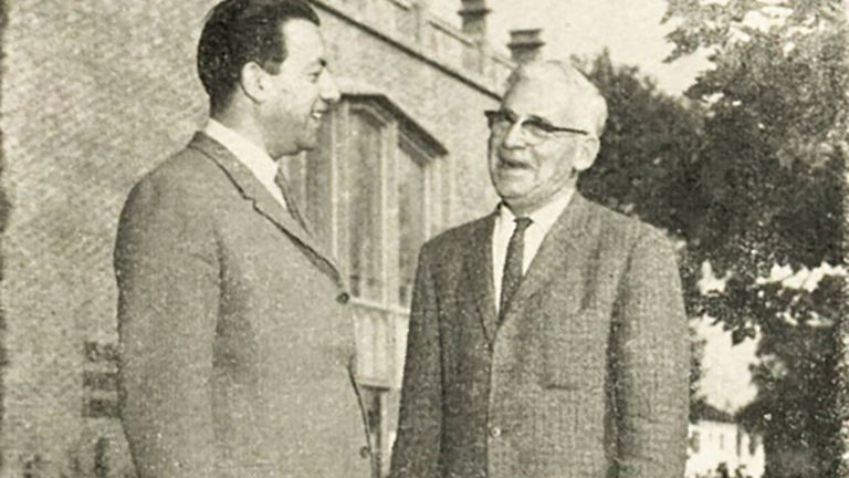 Educator Ramiro Montes, and Pedro Osuna, assistant professor of education