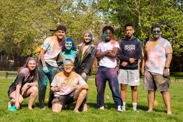 Students celebrate HOLI