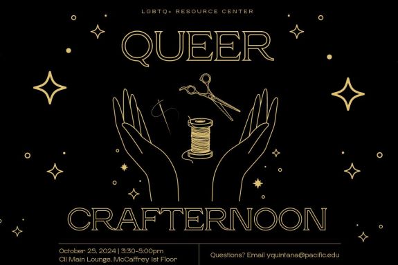 Queer Crafternoon October 25, 2024 at 3:30pm at the Center for Identity and Inclusion Main Lounge 