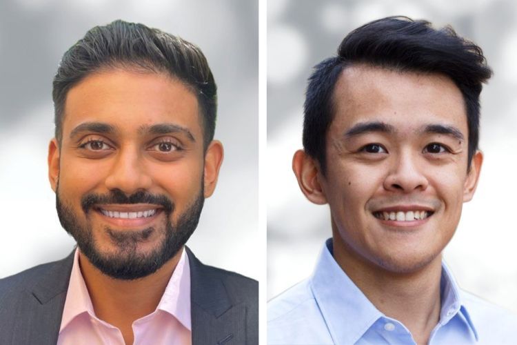 Alumni Sheel Patel ’16, ’19, PharmD and Andy Szeto ’18, PharmD