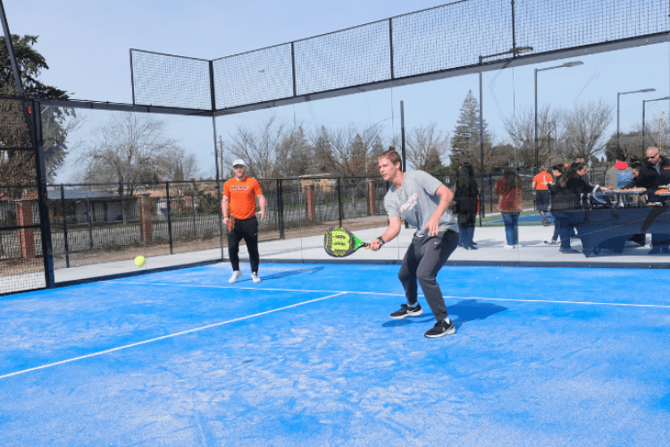 StudentsPlayingPadel