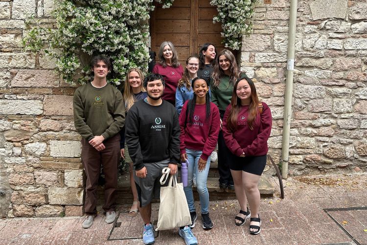 Students with Associate Professor Susan Giraldez