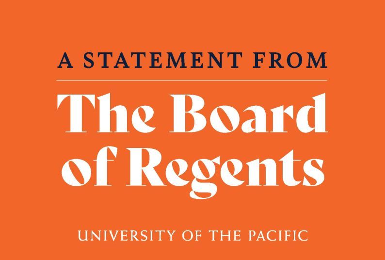 A Statement from the Board of Regents