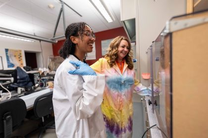 Mackenzie Tobertga spent the summer doing research with Dean Elizabeth Orwin as part of the Summer Undergraduate Research Fellowship at Pacific.