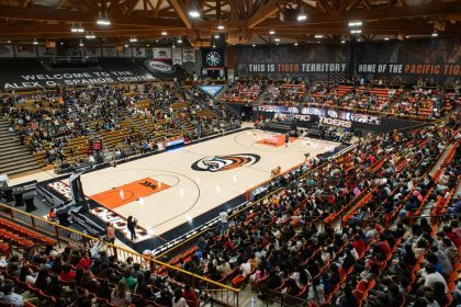 Spanos Center filled with fans