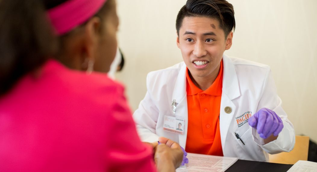 Student receiving health services