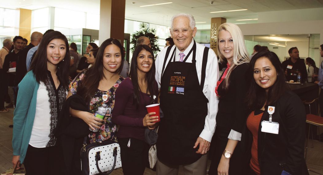 Art Dugoni with students