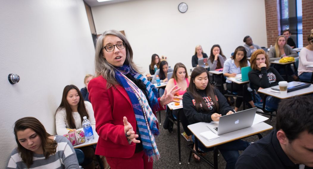 professor teaching class