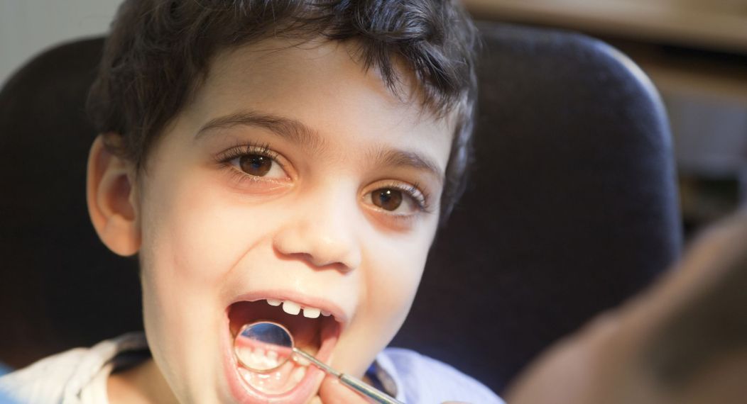 child at dentist