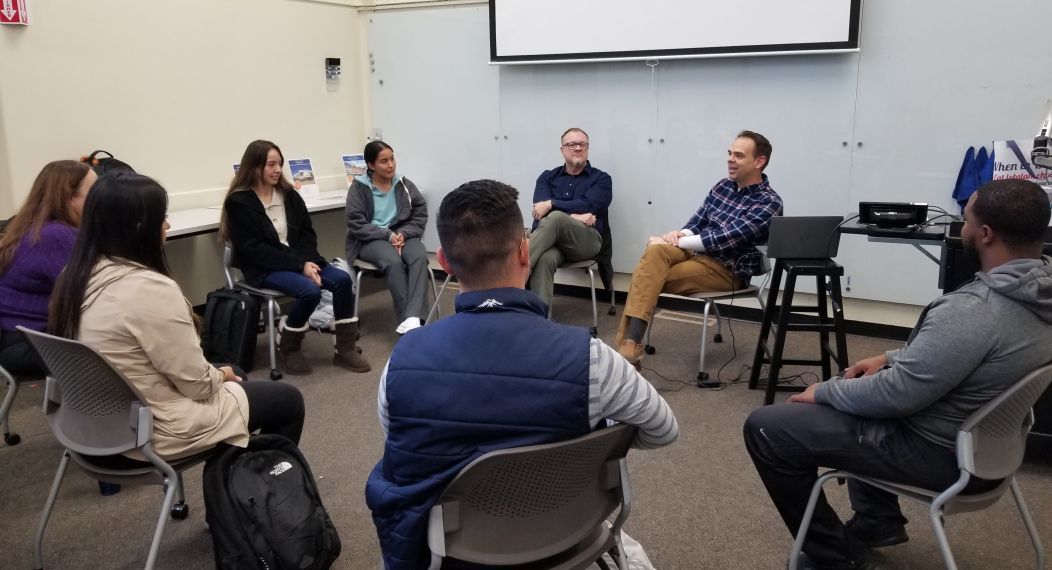 justin low teaching a class