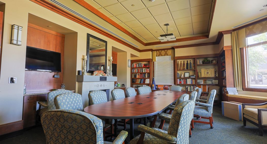 omega phi alpha library room