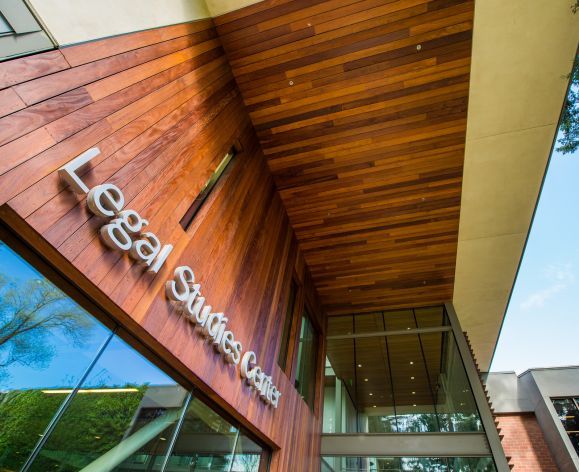 shot of the sacramento library entry area