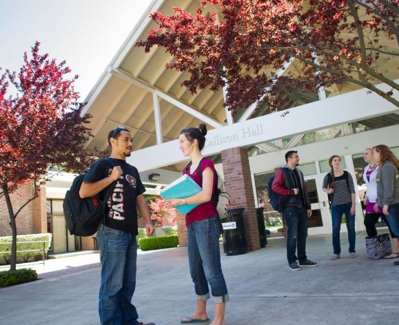 Scholars outside Callison Hall