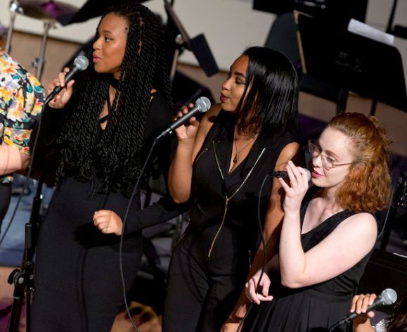 vocal jazz ensemble at University of the Pacific