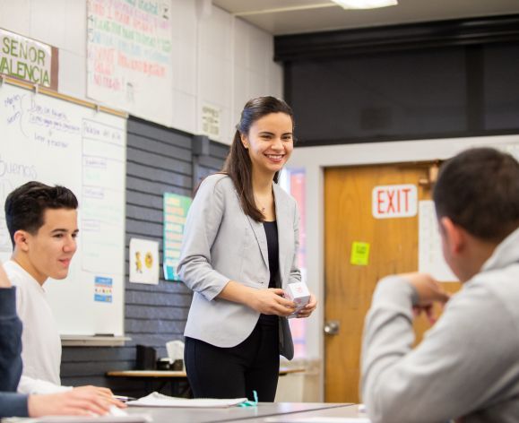 teacher Edith Torres