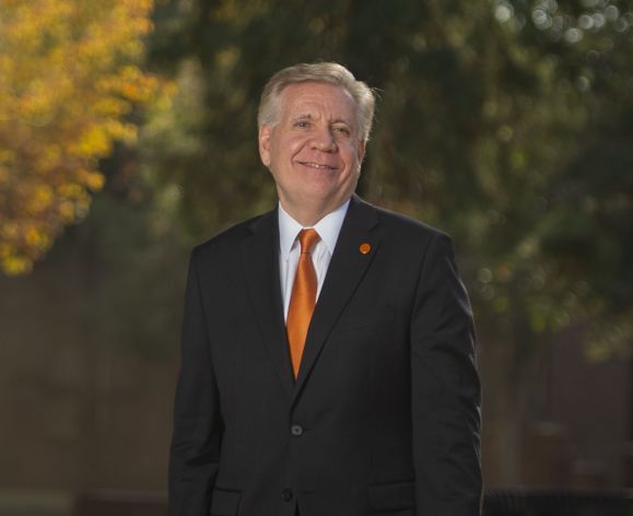 President Callahan on campus