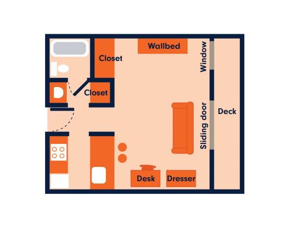 Silveracre studio floorplan