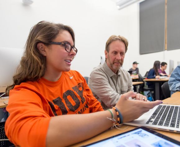 student and professor