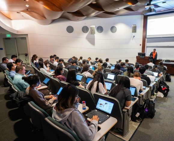 a classroom at university of the pacific