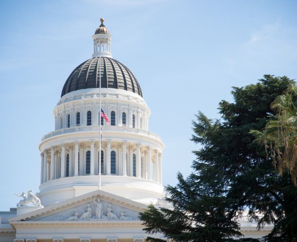 the dome of the california capitol building