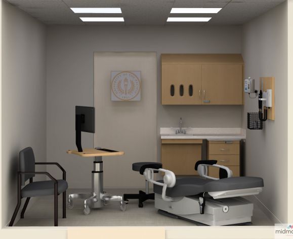 exam room rendering